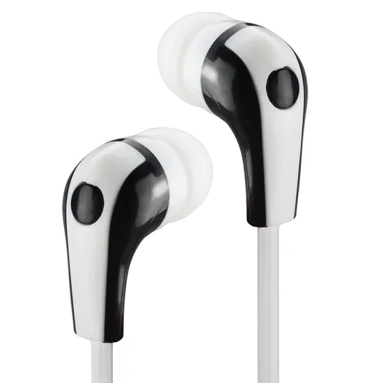 3.5mm Fashion Earphone Rubber Tip Stereo Headphones Earphone Disposable Plastic Cheap Wired Earbuds in Bulk 