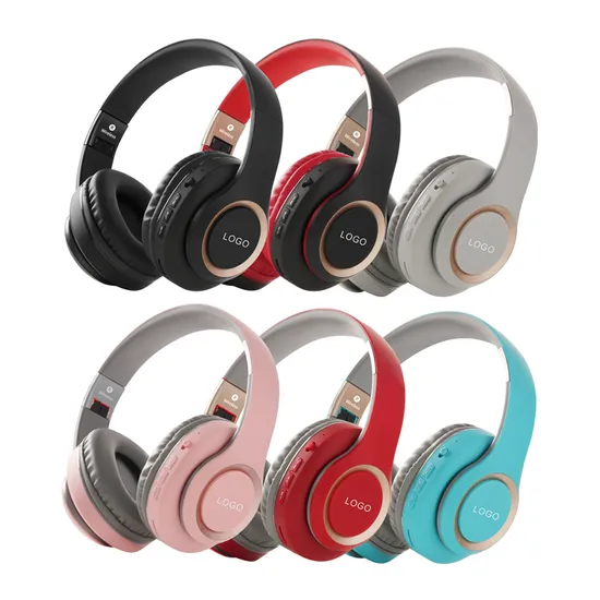 Foldable Headset Wired Headphones Wireless Sports Earphones Bluetooths 5.3 Stereo Headphone 
