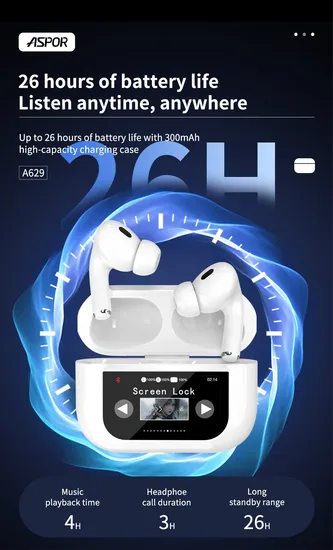 Aspor A629 Waterproof in Ear Tws Headset Gaming Earbuds Wholesale Big Discount 